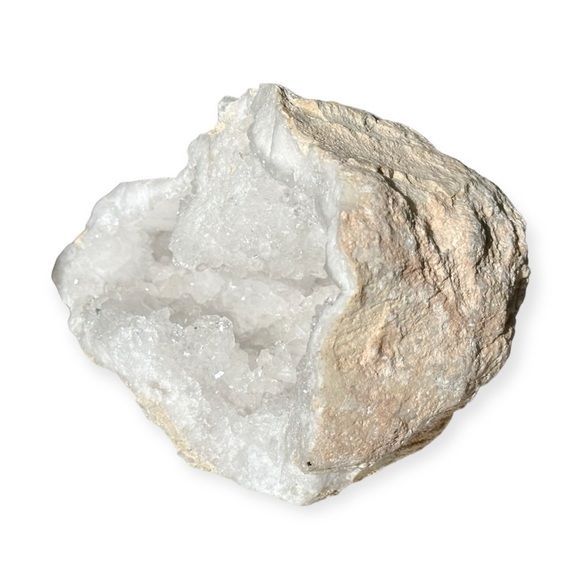 Large 1 LB Natural Quartz Crystal Geode Specimen - Picture 3 of 4